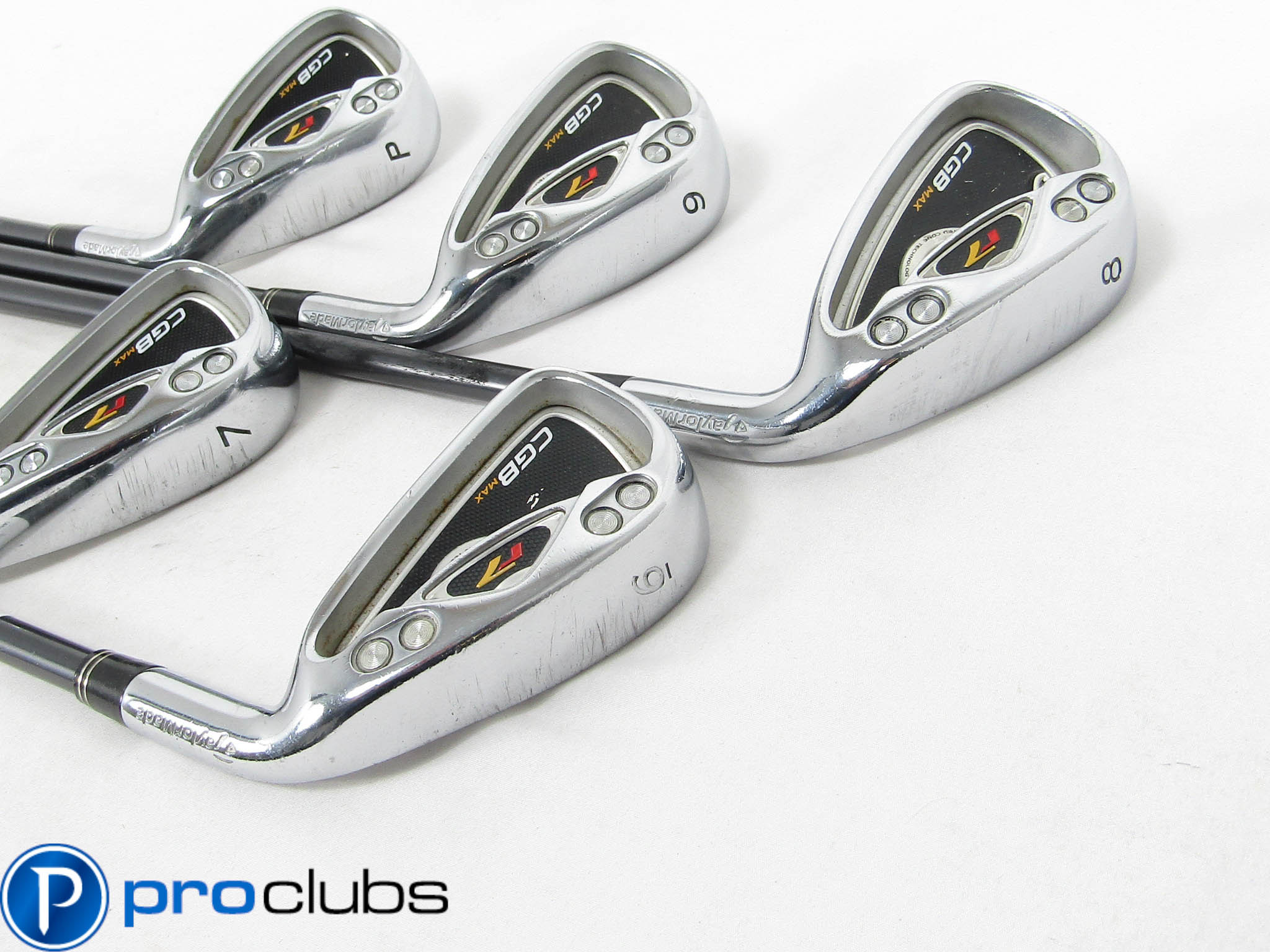 TAYLORMADE R7 CGB MAX IRONS 6-PW GRAPHITE REGULAR FLEX #459010 | eBay